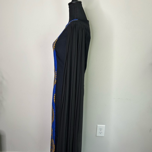 Brand New African Tribal Print Black sheath Dress sz s - Picture 2 of 4